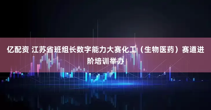 亿配资 江苏省班组长数字能力大赛化工（生物医药）赛道进阶培训举办